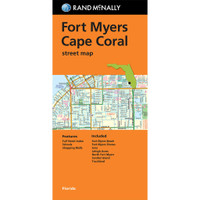 Folded Map: Fort Myers, Cape Coral Street Map