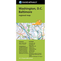Folded Map: Washington, D.C. Baltimore Regional Map