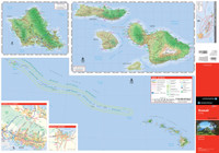 Folded Map: Hawaii State Map