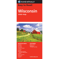 Easy To Read: Wisconsin State Map