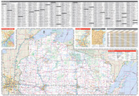 Easy To Read: Wisconsin State Map