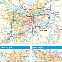 ProSeries Wall Map: Arkansas State