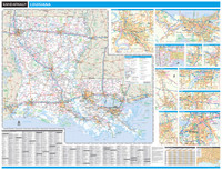 ProSeries Wall Map: Louisiana State