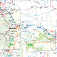 ProSeries Wall Map: South Dakota State