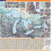 ProSeries Wall Map: Great Lakes