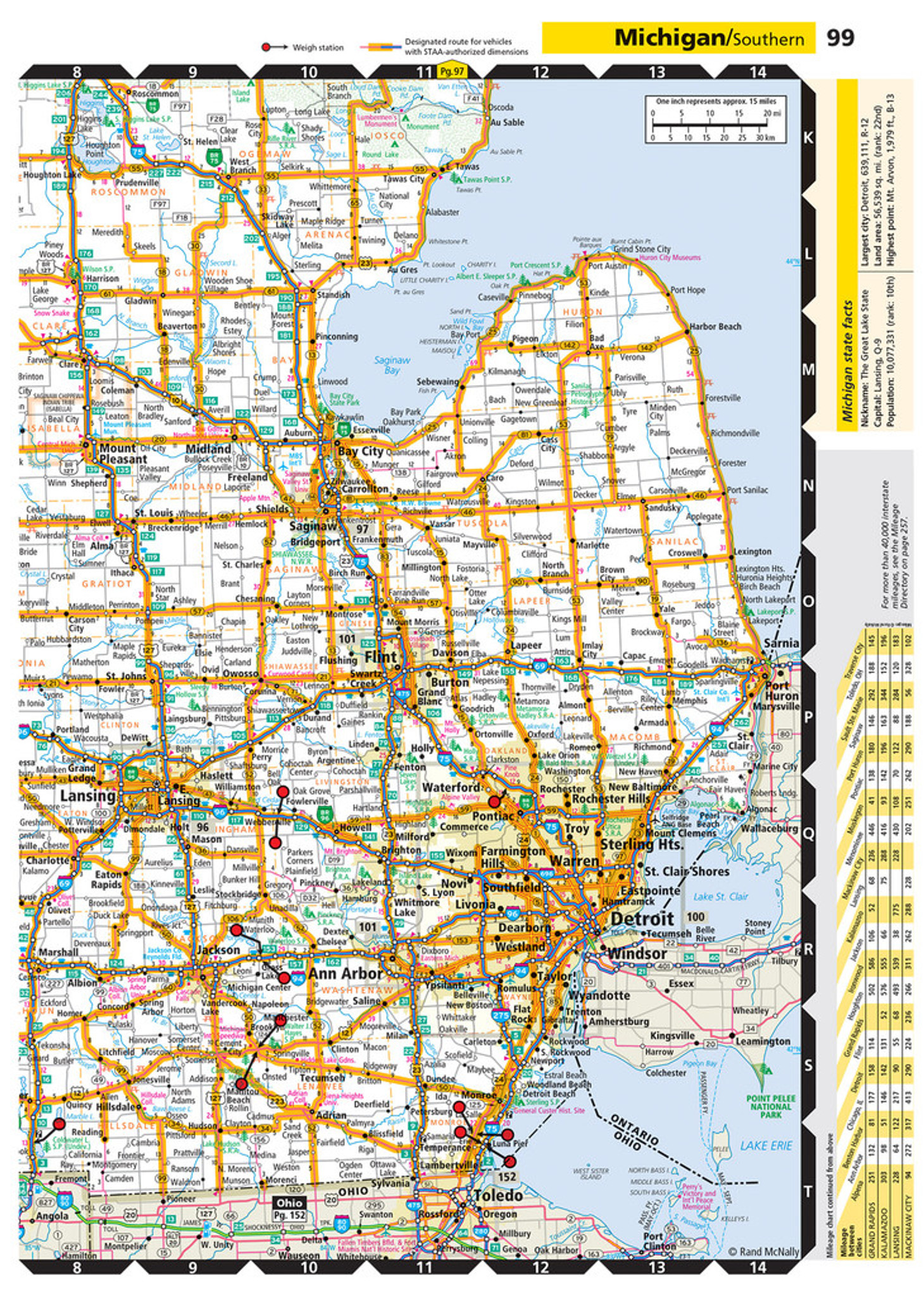 Large Scale Motor Carriers Road Atlas
