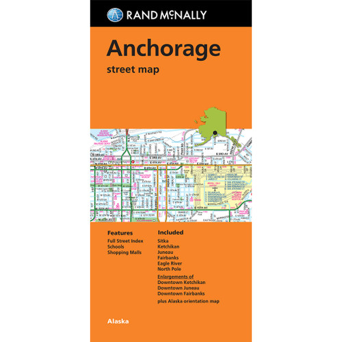 Folded Map: Anchorage Street Map