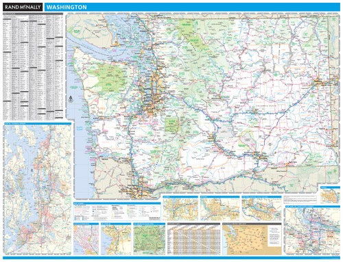 ProSeries Wall Map: Washington State