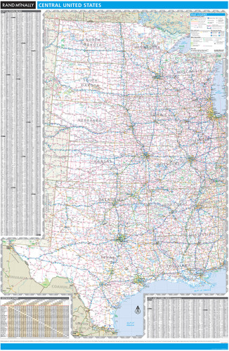 ProSeries Wall Map: Central United States