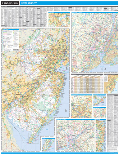 Pro Series Wall Map: New Jersey State