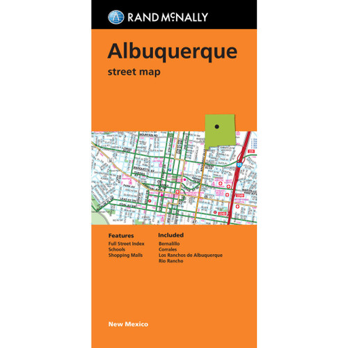 Folded Map: Albuquerque Street Map