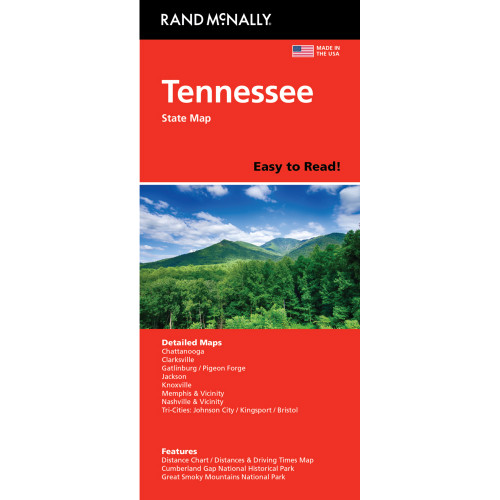 Easy To Read: Tennessee State Map