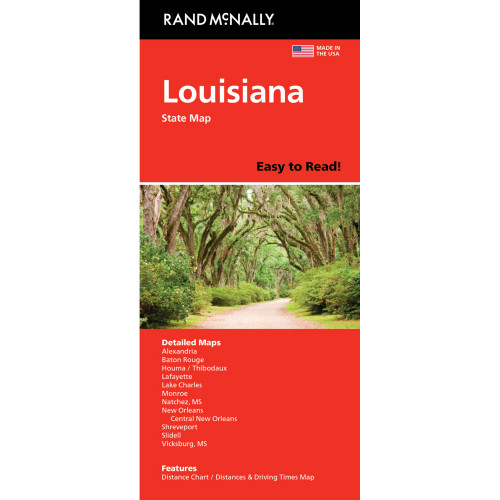 Easy To Read: Louisiana State Map