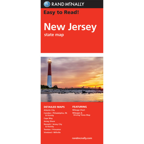 Easy To Read: New Jersey State Map
