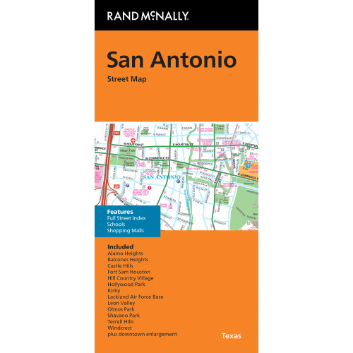 Folded Map: San Antonio Street Map