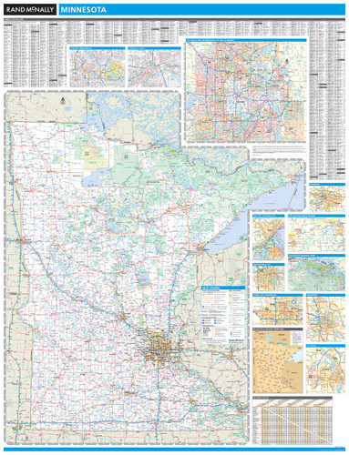 ProSeries Wall Map: Minnesota State