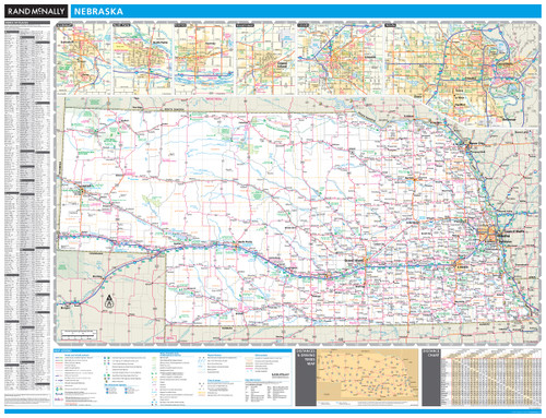 ProSeries Wall Map: Nebraska State