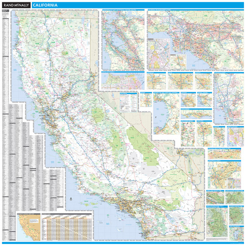 ProSeries Wall Map: California State