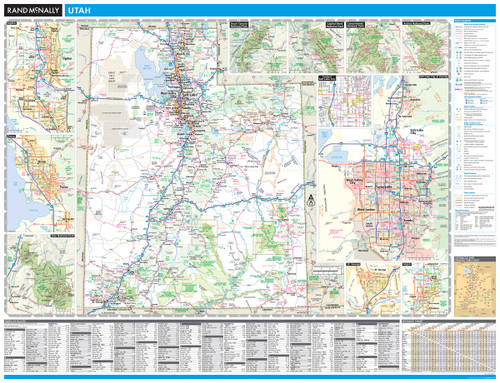 ProSeries Wall Map: Utah State