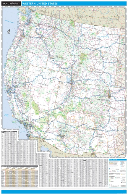 ProSeries Wall Map: Western United States