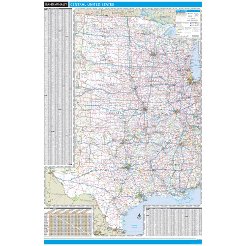 ProSeries Wall Map: Central United States