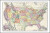 Vintage Wall Map:  United States