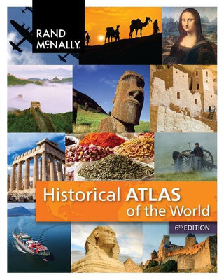 ワールドアトラス ATLAS Herald Tribune The Traveler's Atlas | British Tan Traditional Leather – Graphic Image