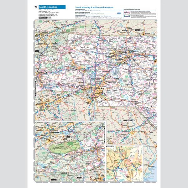 Rand McNally 2026 Road Atlas Of US Canada Mexico 08 RA N Carolina 2026 Map WEB Result 