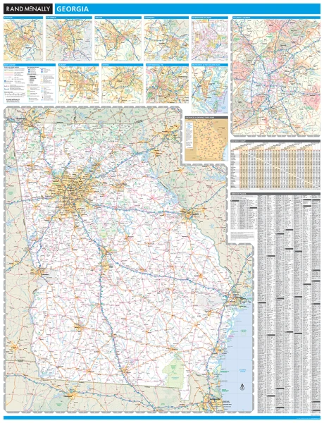 ProSeries Wall Map: Georgia State