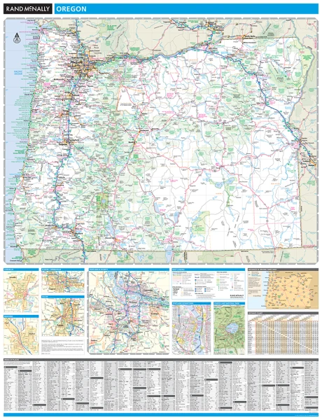 ProSeries Wall Map: Oregon State