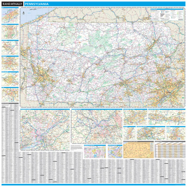ProSeries Wall Map: Pennsylvania State