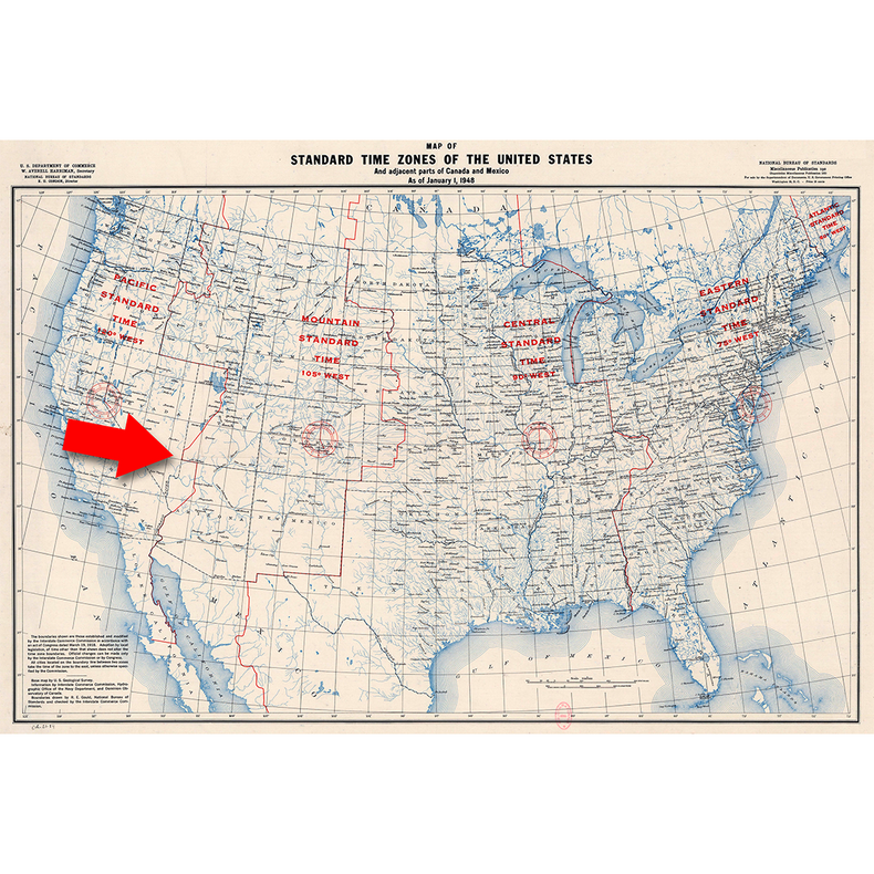 Ask a Cartographer:  Why Don't the Time Zones on My Old Rand McNally Map Follow the National Standards?