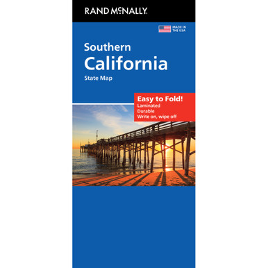 Rand McNally Easy To Fold Northern California Laminated Map - Durable Travel & Navigation