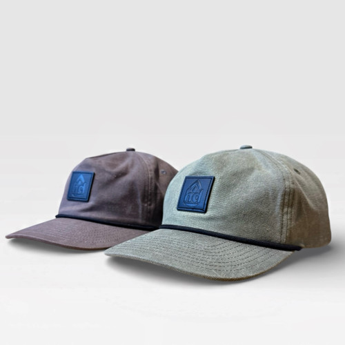 Waxed Canvas & Leather Hats