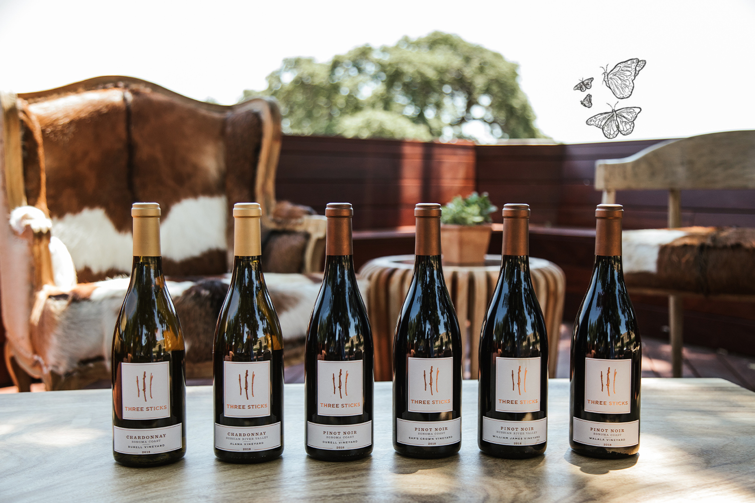 Wine bottles