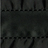 Black Double Ruffle Ribbon #613