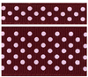 Brown and Pink Swiss Dots #622