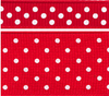 Red Swiss Dots #609