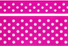 Neon Fuchsia Neon Swiss Dots #246