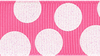 Pink and White Glitter Polka Dot Ribbon #716 Pink and White Glitter Polka Dot Ribbon #716