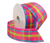 Color Chic Plaid Wired Ribbon #7380