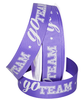 Go Team Black Printed Ribbon #613
