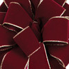 Burgundy Noble Wired Velvet Ribbon