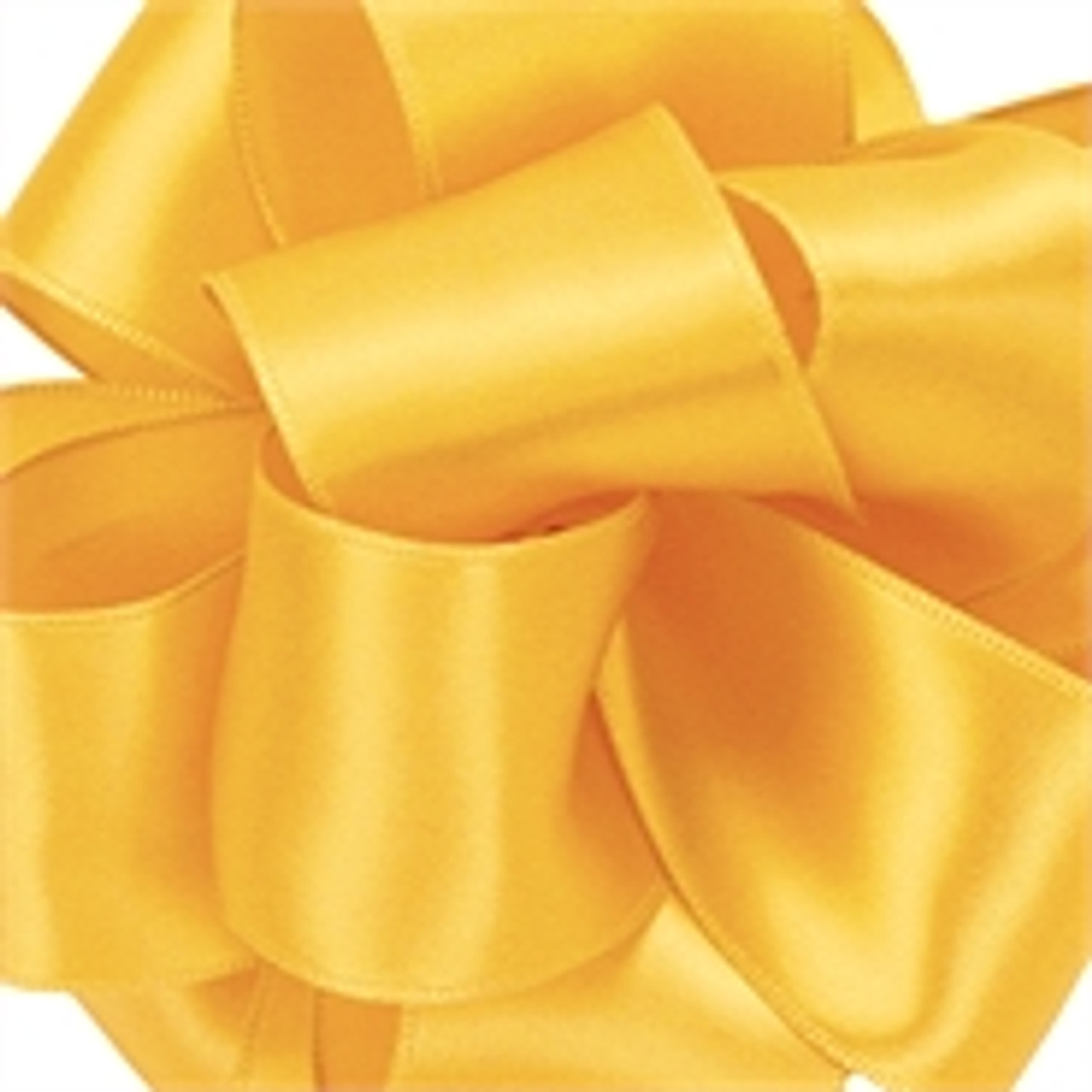 Wired Satin ribbon - Yellow Chiffon - Contessa Offray