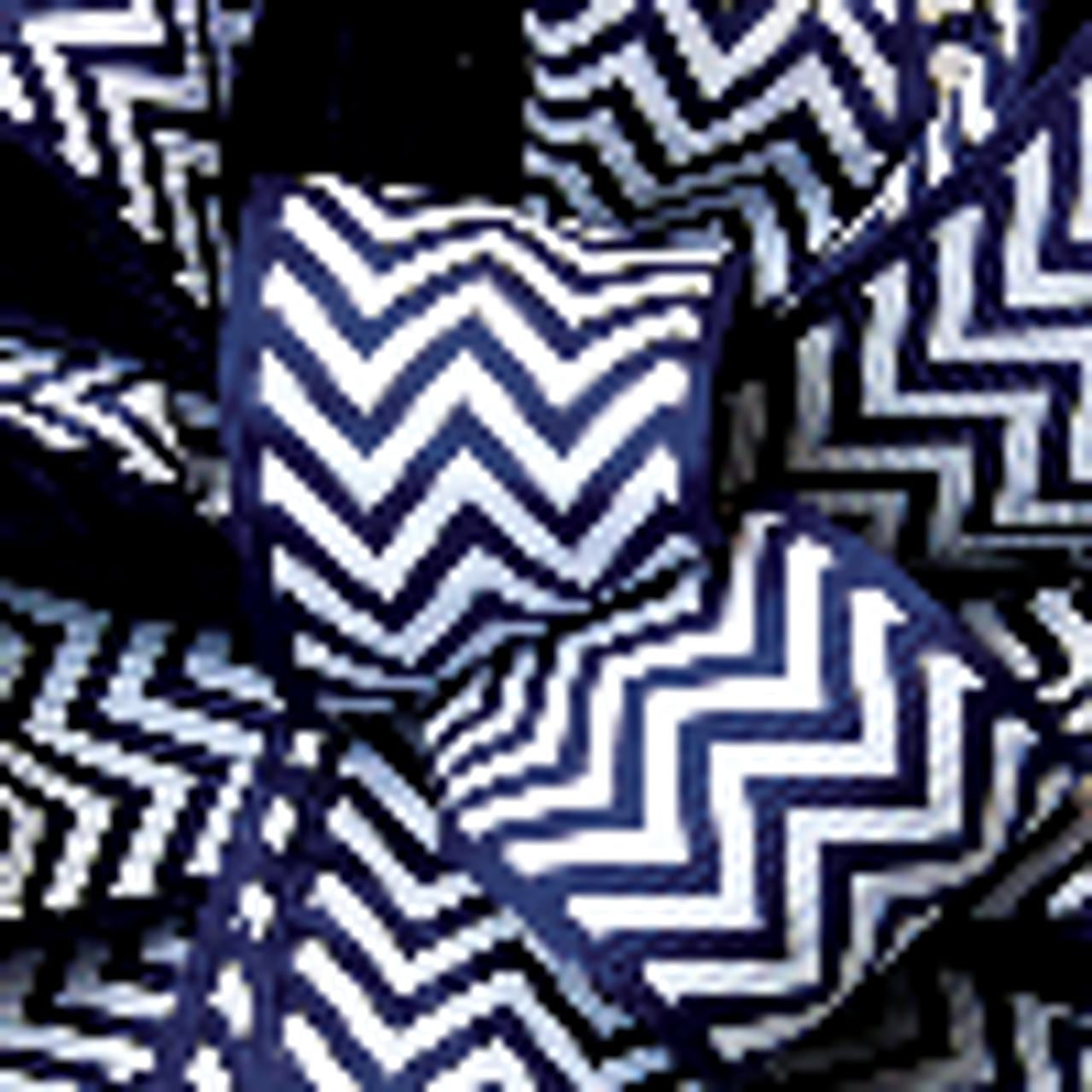 Royal Grosgrain Chevron Ribbon