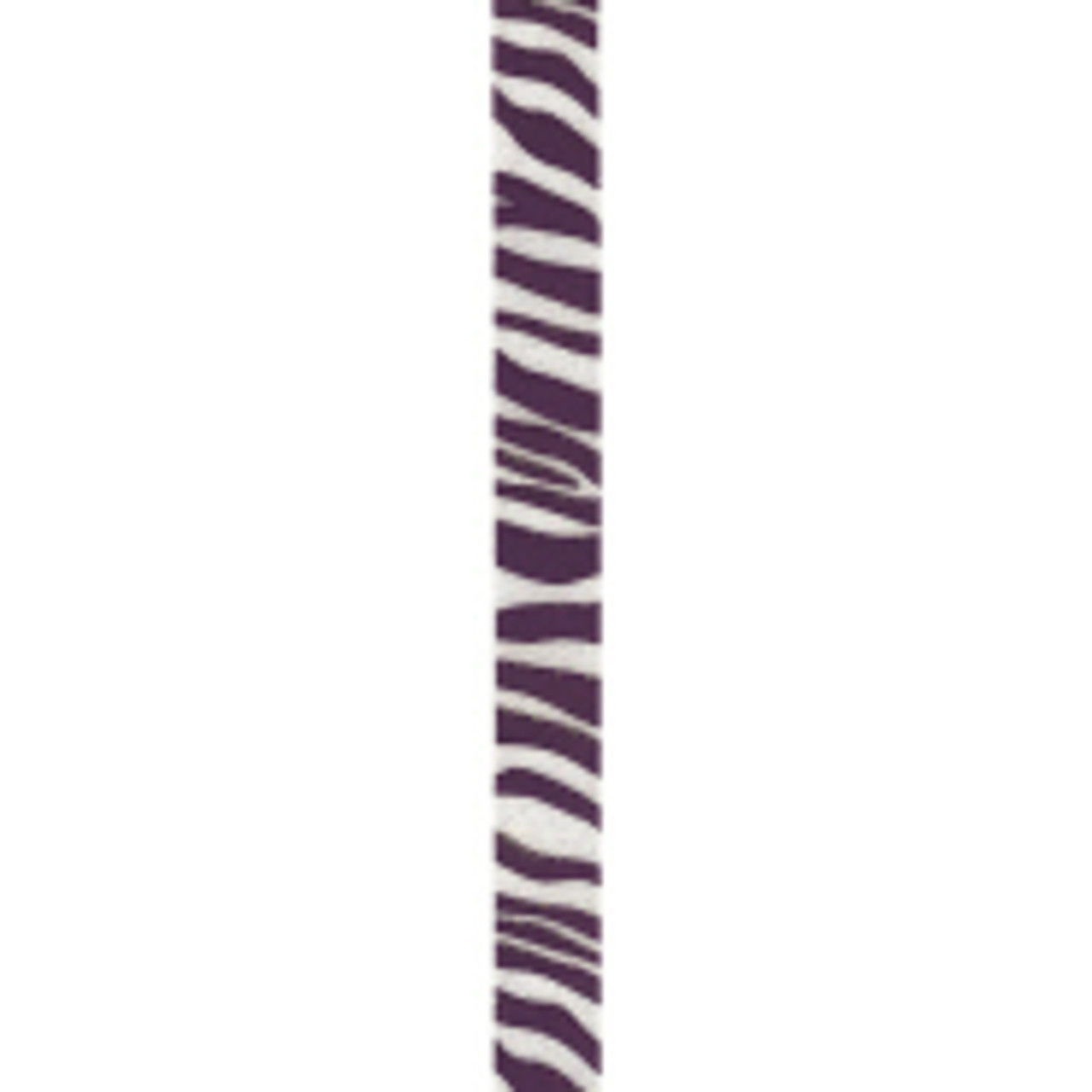 Regal Purple Zebra Crystal Ribbon