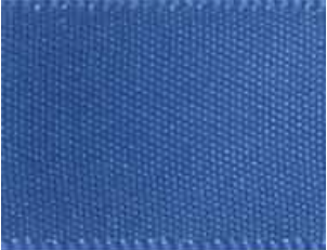 Batik Blue Double Faced Satin Ribbon #366