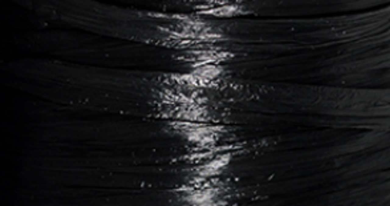 Black Matte Raffia