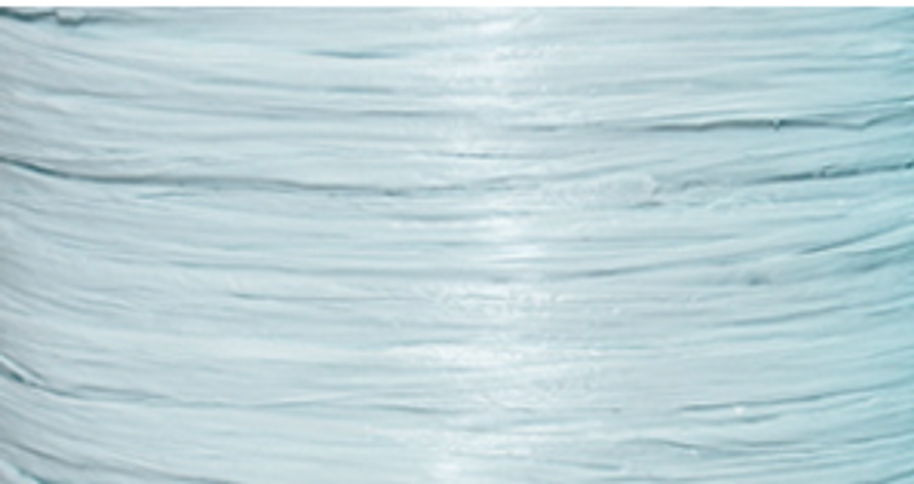 Blue Matte Raffia