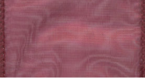 Burgundy Wired Chiffon Ribbon #018